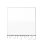 LB Management AS range, Standard centre plate, white