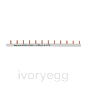 Busbar PS1/12. 1 Phase Busbar, 12 PINs, 10mm2