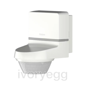 Passive infra-red motion detector for wall installation - white