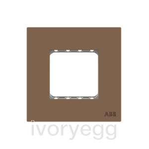 Millenium Frame 1-gang Mocha Brown