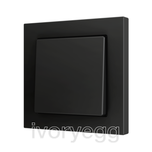 ZS55. Cover for Simple KNX Soft push button 55x55 mm. Tilt down - Anthracite - Custom. Minimum 100 units per design