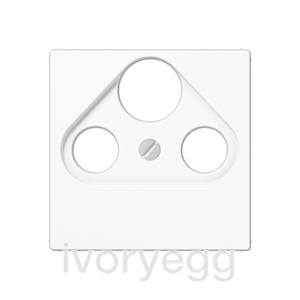 centre plate for SAT-TV socket