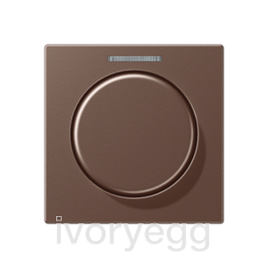 Centre plate with knob and lens