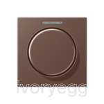 Centre plate with knob and lens