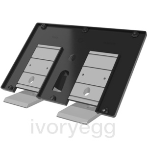 Base foot surface-mounted M video home station 7 Door communication black matt