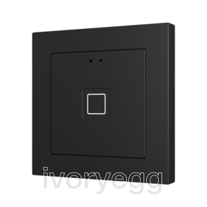Tecla RGB 55 X1. PC-ABS Capacitive push button 55x55 - 1 button - Anthracite