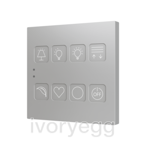 Tecla RGB 8. PC-ABS Capacitive push button - 8 buttons - Custom