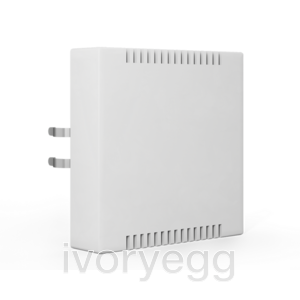 KNX CO2 / VOC Combi Sensor 55, White glossy finish