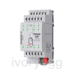 RailQUAD 12. Input module with 12 analog-digital inputs for DIN rail with status indicator LEDs.
