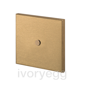 Pixel 6 button KNX Keypad - Brushed Brass