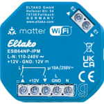 Shading actuator with IP, matter over Wi-Fi, optional EnOcean, 1+1 NO 10 A/250 V AC, not potential-free