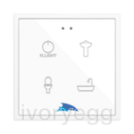 Flat 70 X4. PC-ABS Capacitive push button 70x70 - 4 buttons - Custom