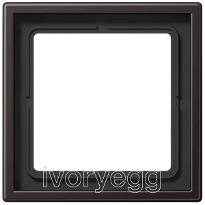 LS 990 1-gang frame, dark aluminium