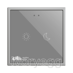 Flat 70 X2. PC-ABS Capacitive push button 70x70 - 2 buttons - Custom 