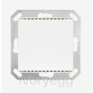 KNX AQS/TH-UP gl Sensor for CO2, Temperature, Humidity, pure white