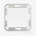 KNX AQS/TH-UP gl Sensor for CO2, Temperature, Humidity, pure white