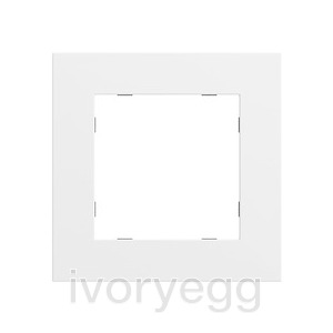 Mounting frame System 70 pure white matt
