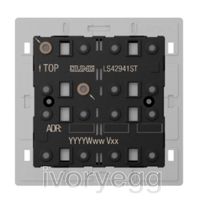 LS Range Universal F40 Push Button module, 4-gang, secure