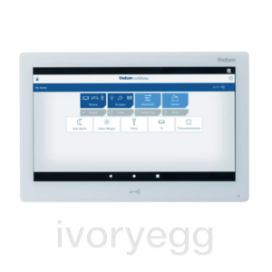 Control center for LUXORliving and indoor station for video/intercom systems - white