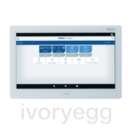 Control center for LUXORliving and indoor station for video/intercom systems - white