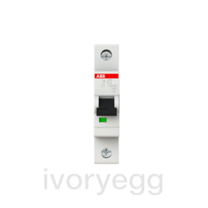 Miniature Circuit Breaker - S200 - 1P - 2 A - C - (AC) 6 kA