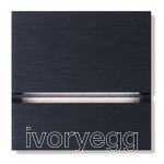 Via Walkway Light Front - brushed black