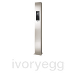 Free standing stainless steel pedestal for Wizard Prestige, 150 cm