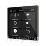 CX40. KNX capacitive touch panel 4" - Mocha