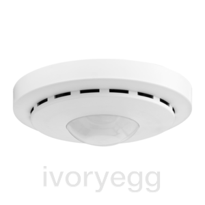 KNX Combi-Presence Detector 360° with room climate sensors, white matt