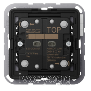 F10 LS Range, KNX Universal push button module, 2-gang