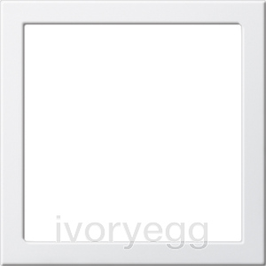 CLEARANCE ITEM - Mounting frame System 55 pure white