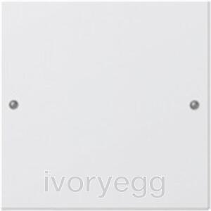 CLEARANCE ITEM - Rocker set 1-gang System 55 pure white(lacquered)