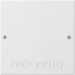 CLEARANCE ITEM - Rocker set 1-gang System 55 pure white(lacquered)