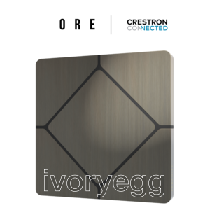 TAP-5 ORE Touch Switch - Cresnet, Brushed Jordan Bronze