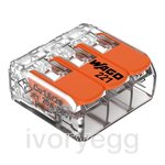 COMPACT Splicing Connector for all conductor types max. 4 mm² transparent (50pcs)