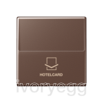 key card holder f. push-button insert