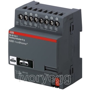 free@home Heating Actuator, 6-fold, 230 V, MDRC